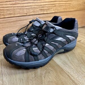 Merrell Shoes Womens Hiking Chameleon Arc 2 Kangaroo Gray Purple Vibram Size 9